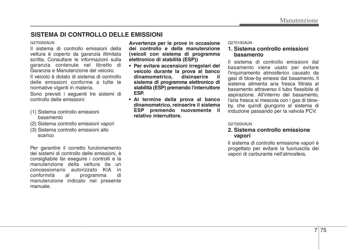 KIA Picanto I 1 manuale del proprietario / page 340