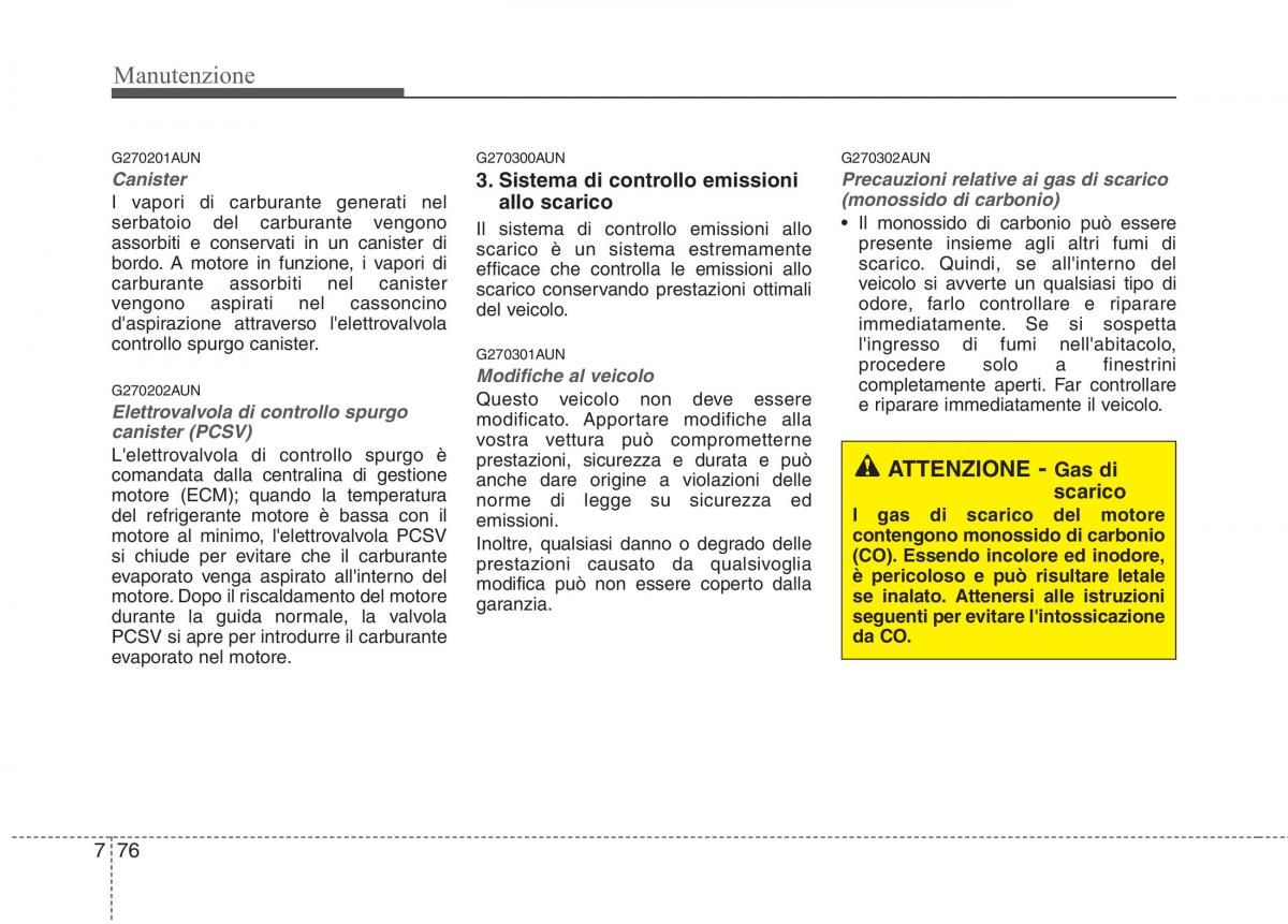 KIA Picanto I 1 manuale del proprietario / page 341