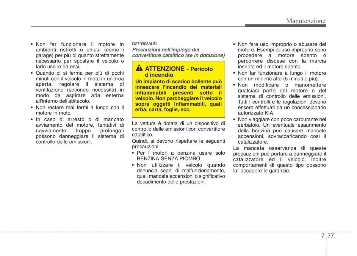 KIA Picanto I 1 manuale del proprietario / page 342