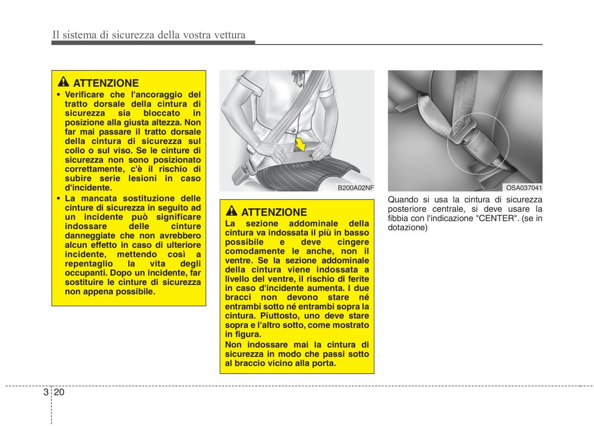 KIA Picanto I 1 manuale del proprietario / page 35