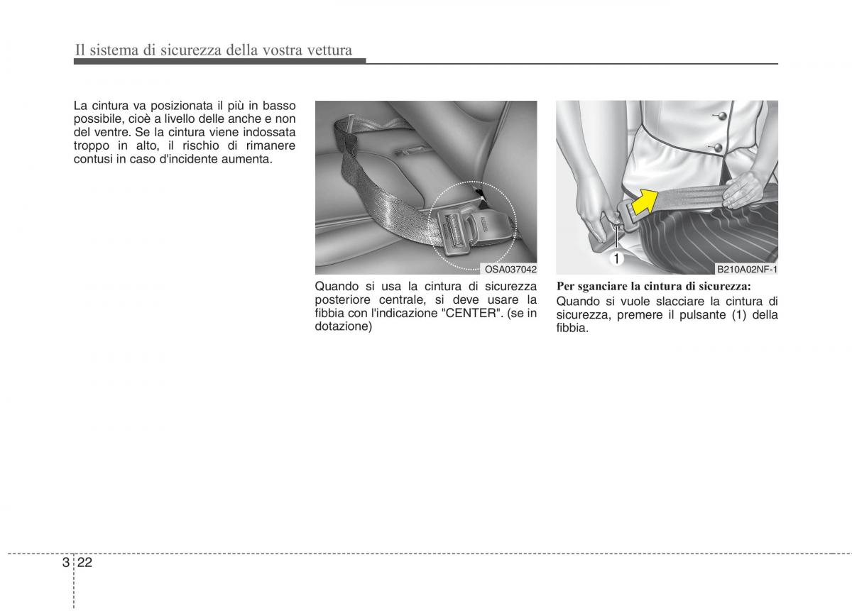 KIA Picanto I 1 manuale del proprietario / page 37