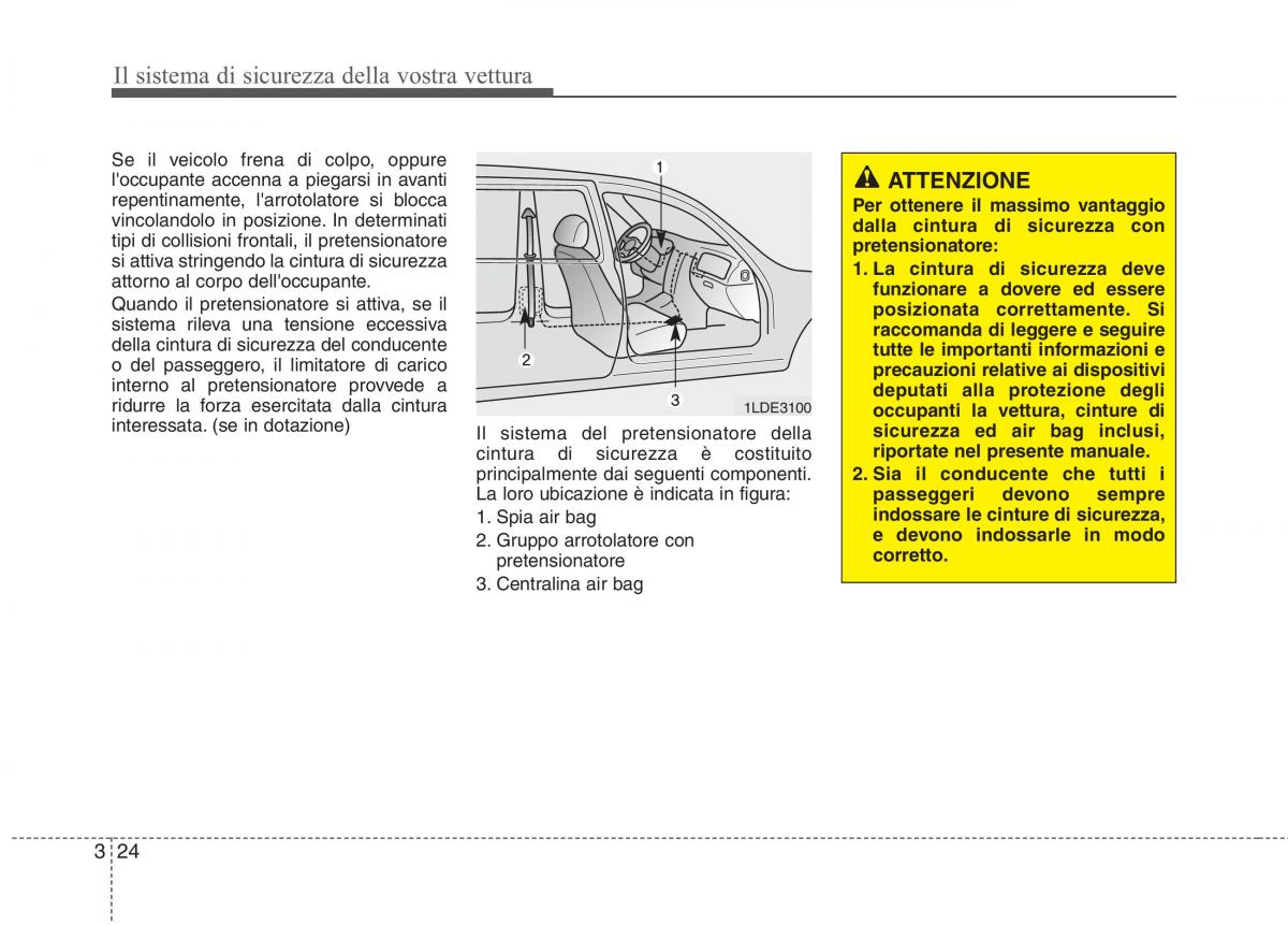 KIA Picanto I 1 manuale del proprietario / page 39