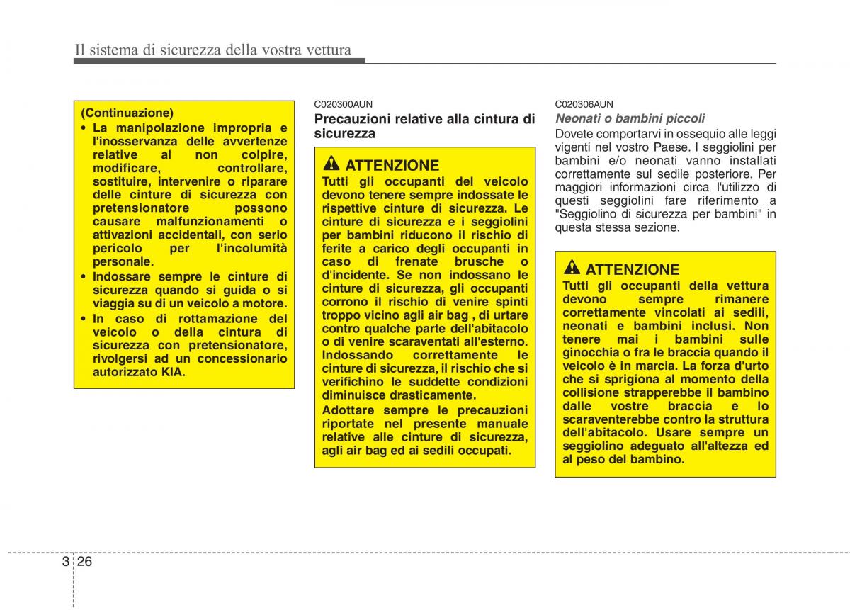 KIA Picanto I 1 manuale del proprietario / page 41