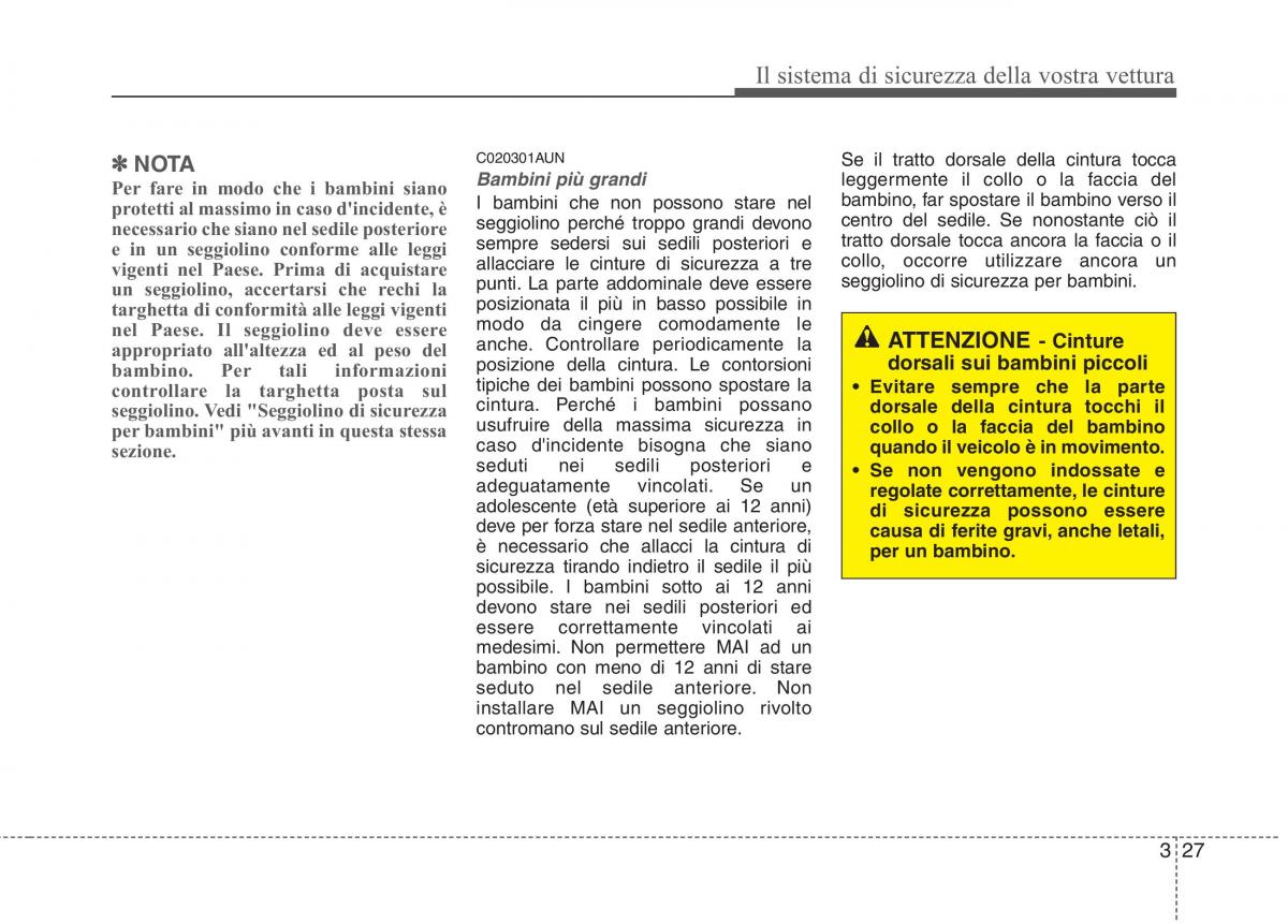 KIA Picanto I 1 manuale del proprietario / page 42