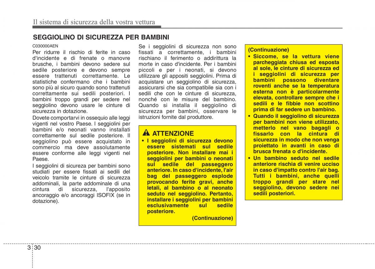 KIA Picanto I 1 manuale del proprietario / page 45