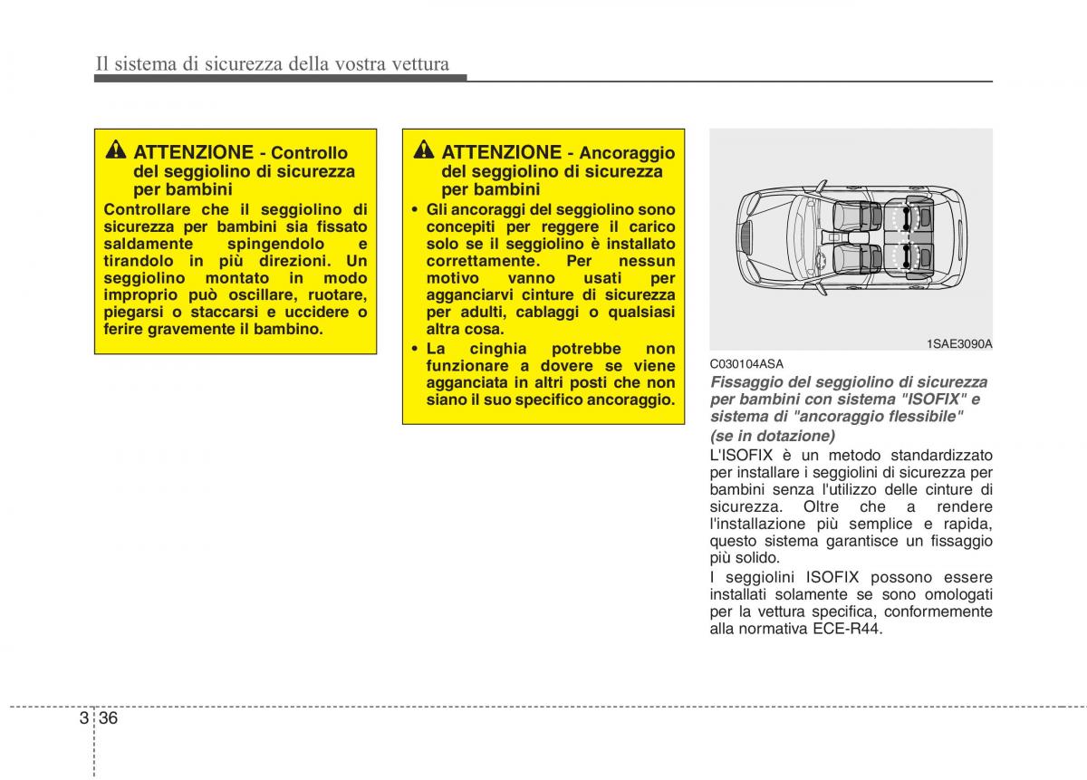 KIA Picanto I 1 manuale del proprietario / page 51