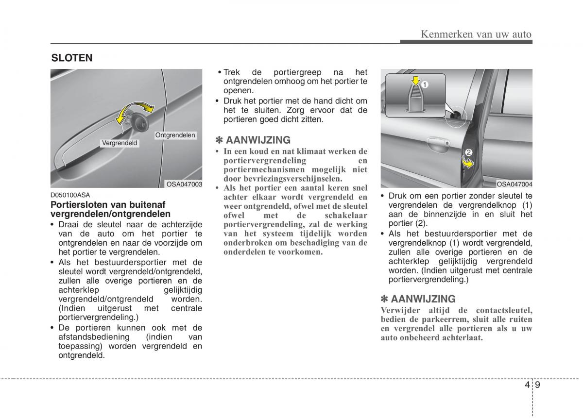 KIA Picanto I 1 handleiding / page 86