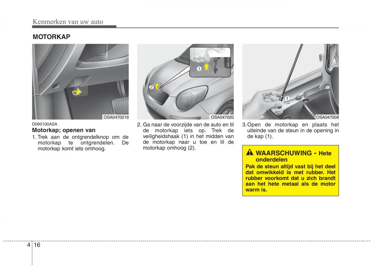 KIA Picanto I 1 handleiding / page 93