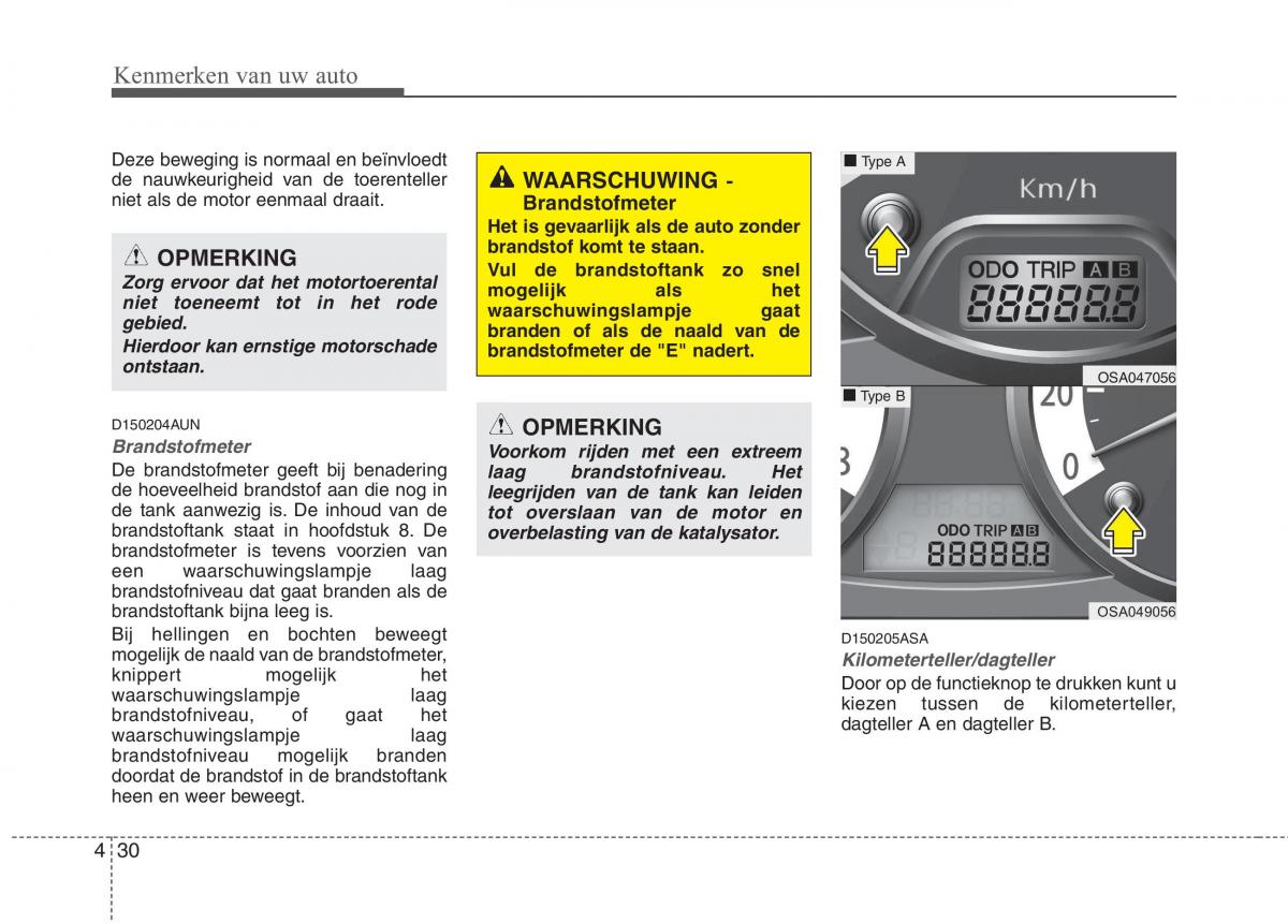 KIA Picanto I 1 handleiding / page 107