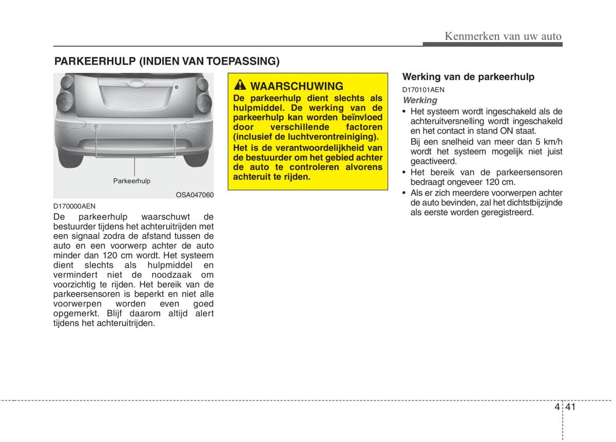 KIA Picanto I 1 handleiding / page 118