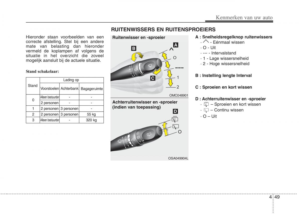 KIA Picanto I 1 handleiding / page 126