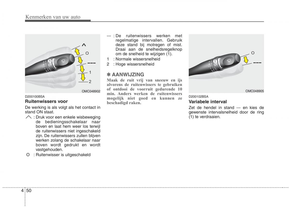 KIA Picanto I 1 handleiding / page 127