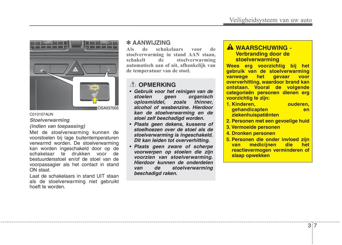 KIA Picanto I 1 handleiding / page 21