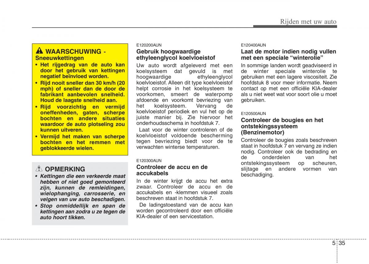 KIA Picanto I 1 handleiding / page 223