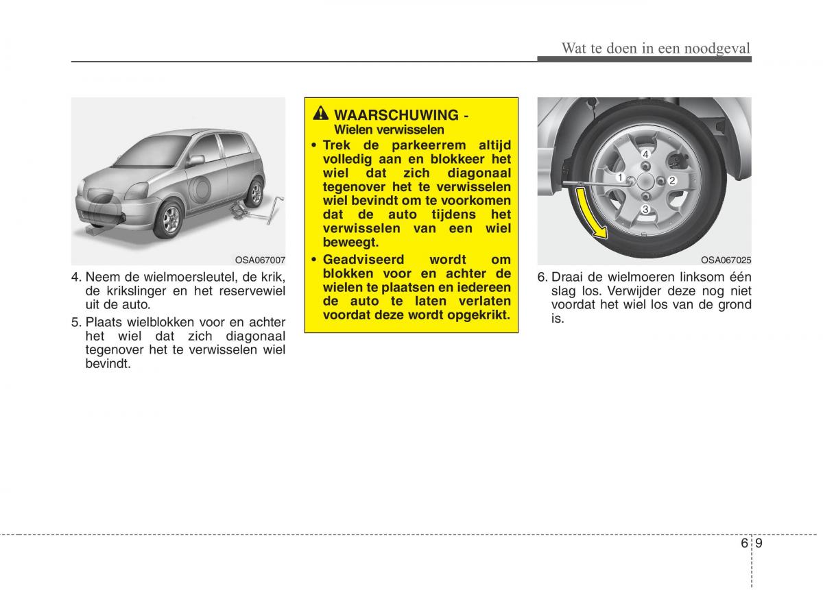 KIA Picanto I 1 handleiding / page 242