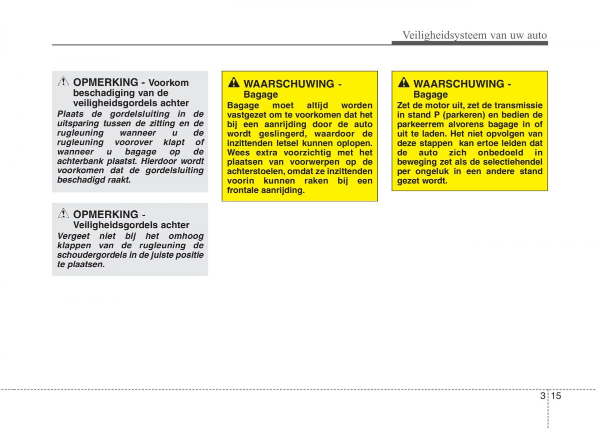 KIA Picanto I 1 handleiding / page 29