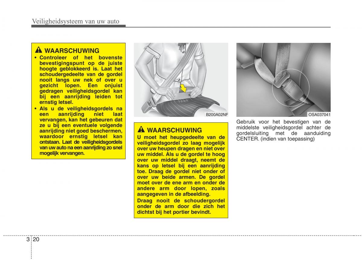 KIA Picanto I 1 handleiding / page 34