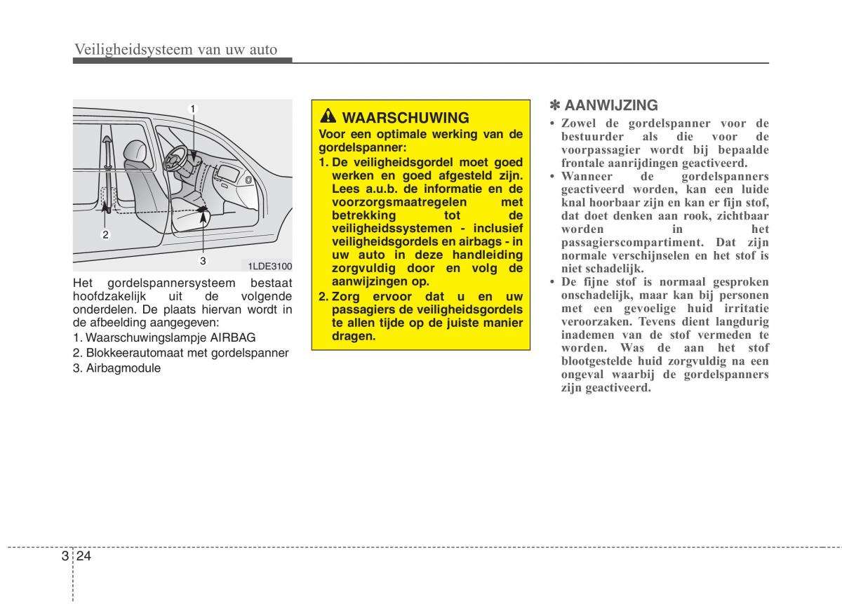 KIA Picanto I 1 handleiding / page 38