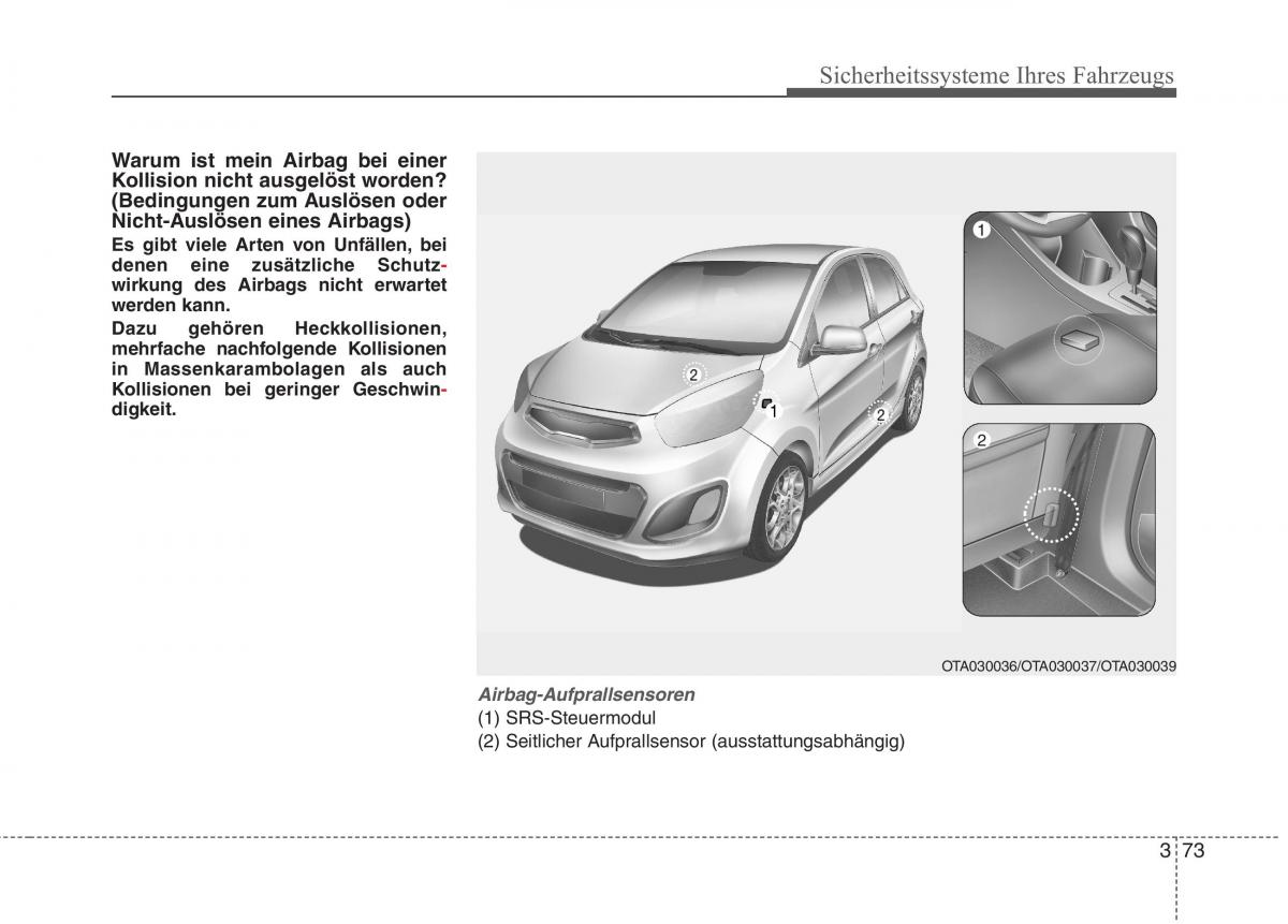 KIA Picanto II 2 Handbuch / page 86