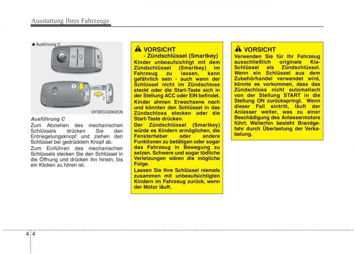 KIA Picanto II 2 Handbuch / page 98