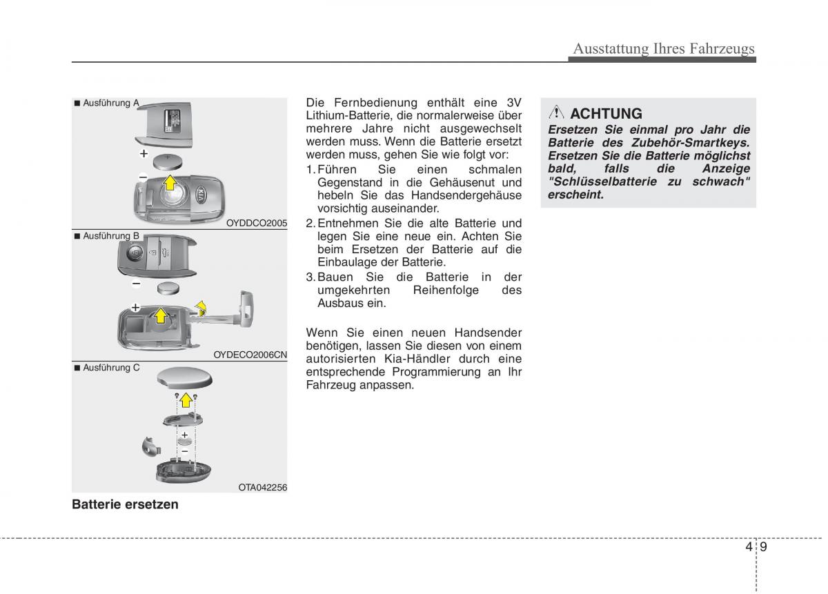 KIA Picanto II 2 Handbuch / page 103