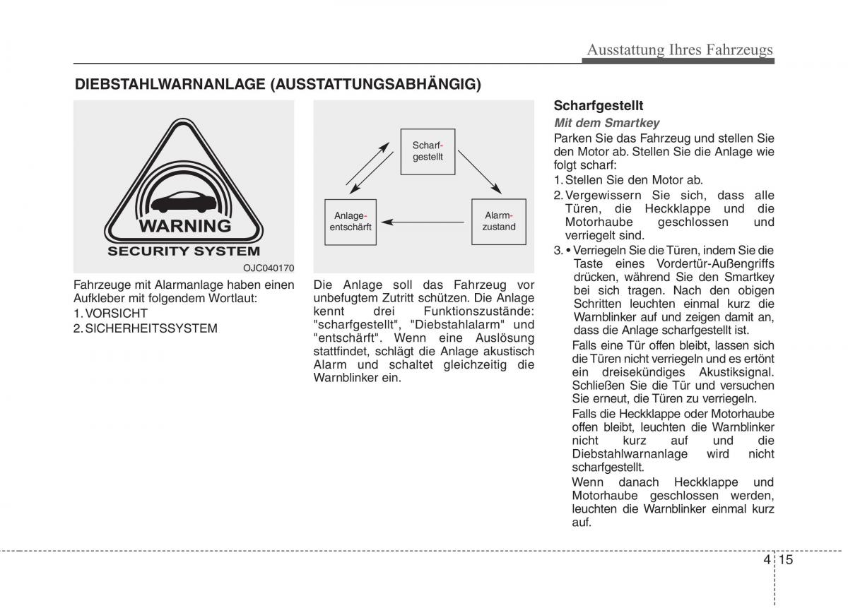 KIA Picanto II 2 Handbuch / page 109