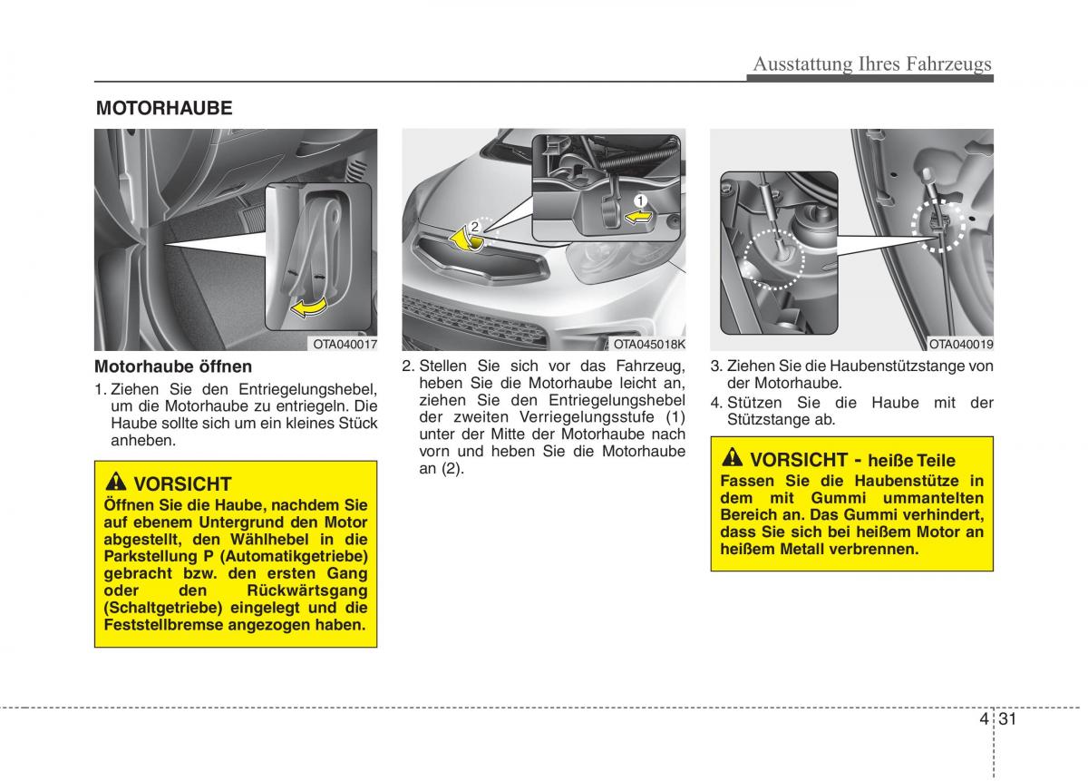 KIA Picanto II 2 Handbuch / page 125