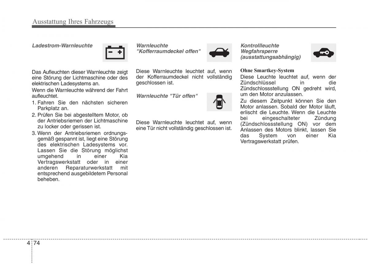 KIA Picanto II 2 Handbuch / page 168