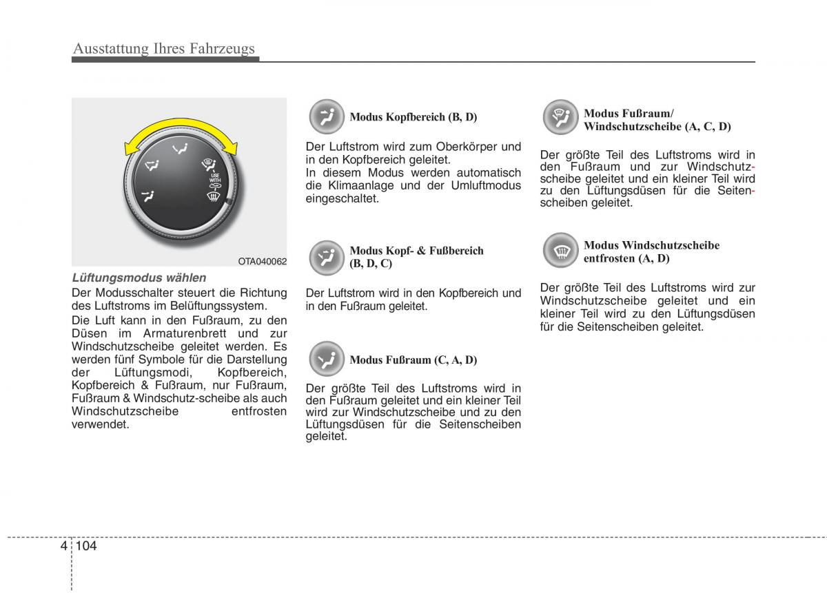 KIA Picanto II 2 Handbuch / page 198