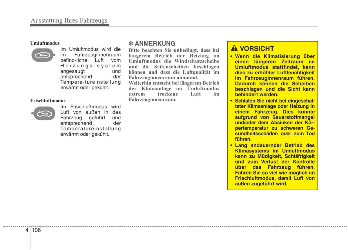 KIA Picanto II 2 Handbuch / page 200