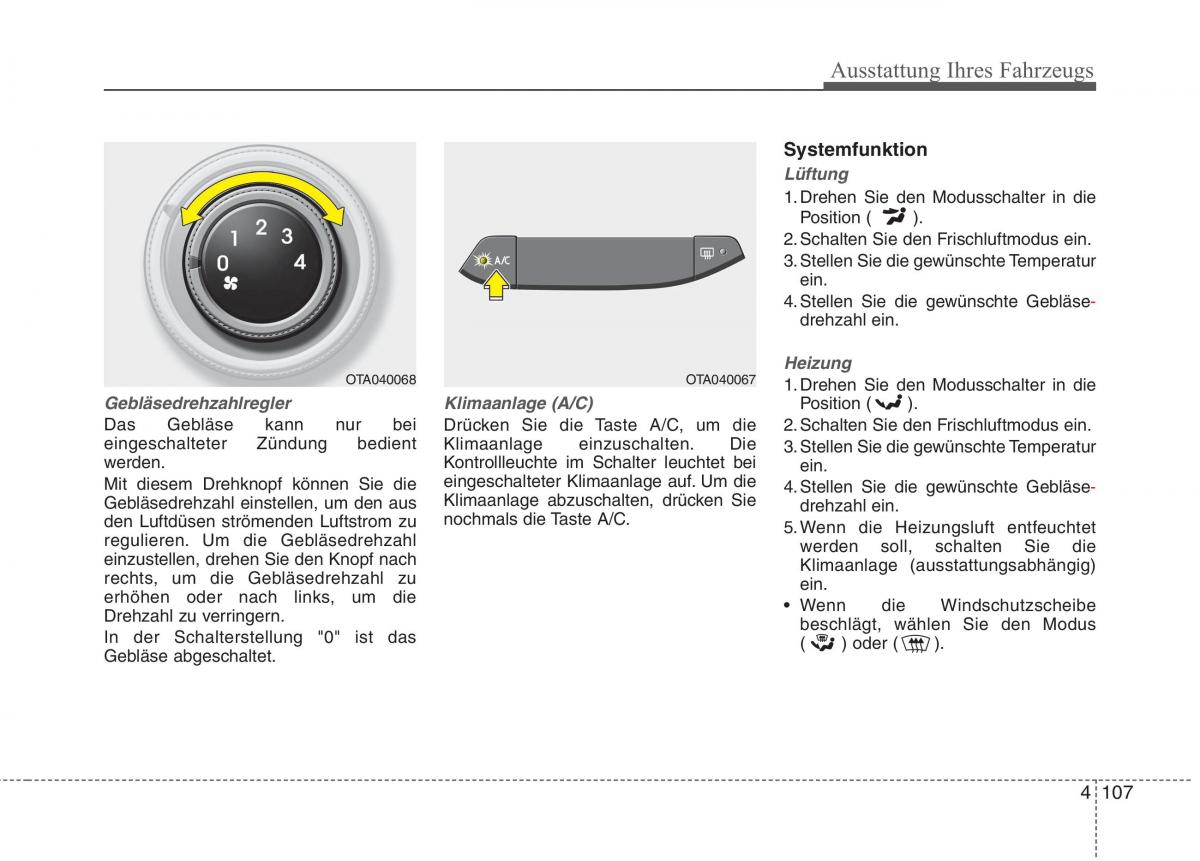 KIA Picanto II 2 Handbuch / page 201