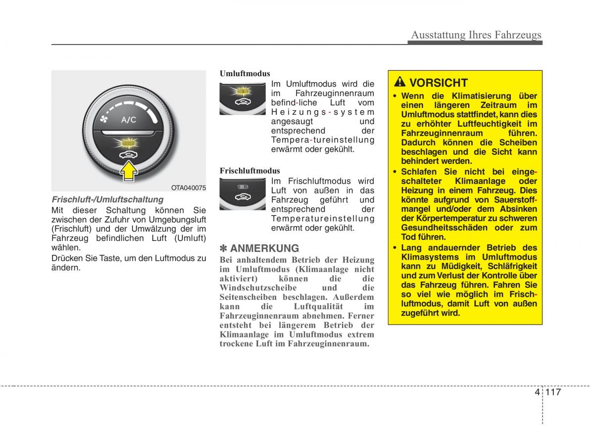 KIA Picanto II 2 Handbuch / page 211