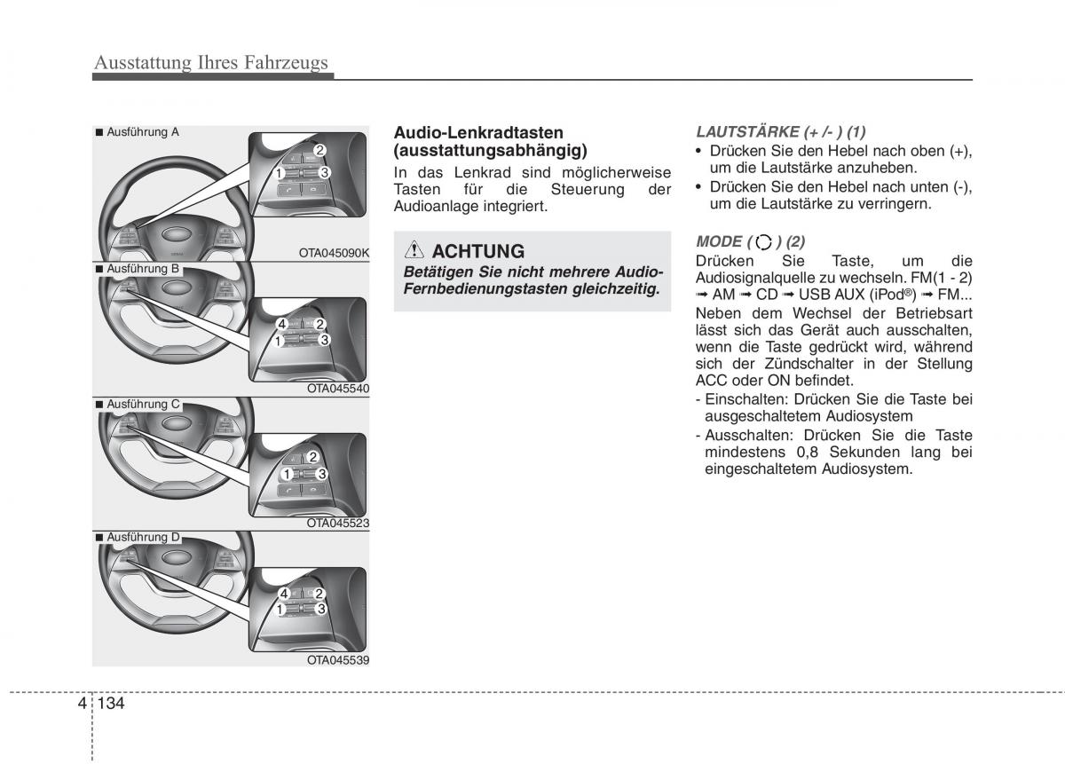 KIA Picanto II 2 Handbuch / page 228