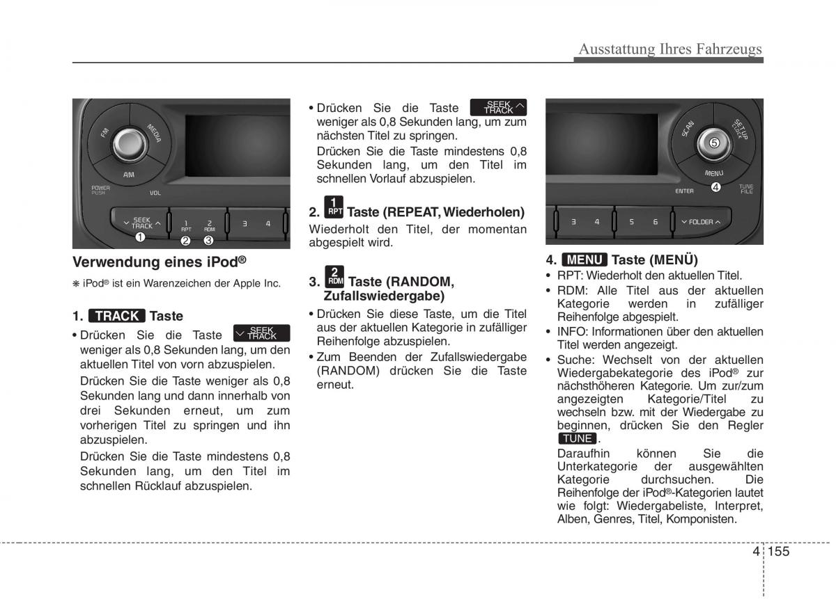 KIA Picanto II 2 Handbuch / page 249