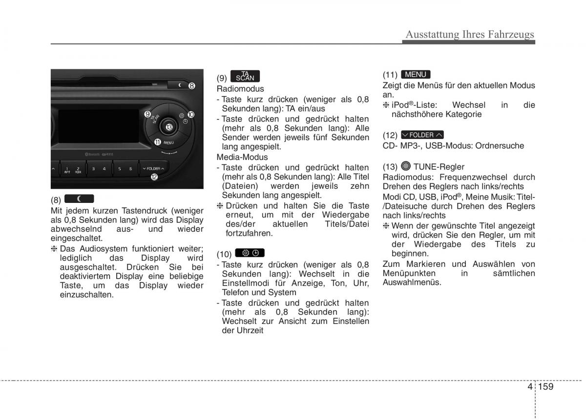 KIA Picanto II 2 Handbuch / page 253