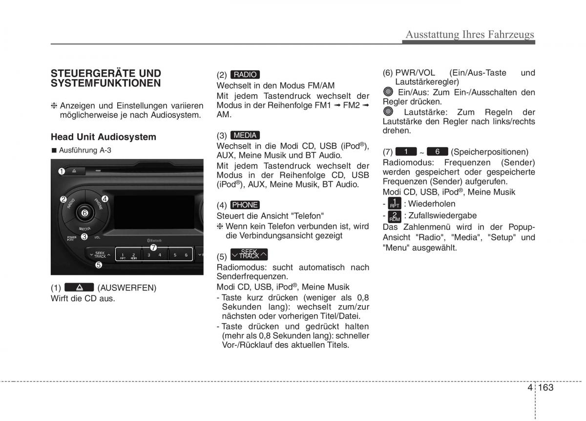 KIA Picanto II 2 Handbuch / page 257