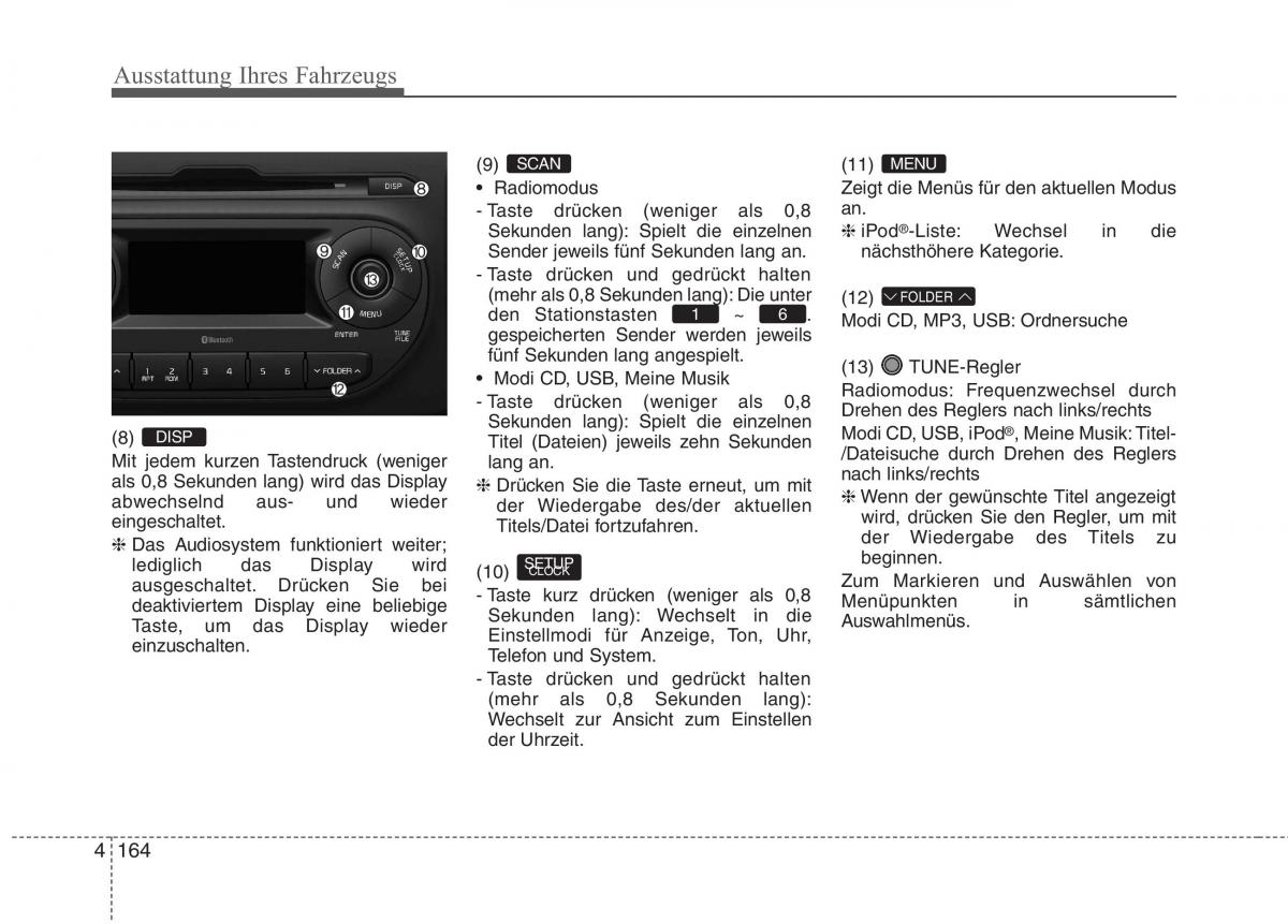 KIA Picanto II 2 Handbuch / page 258