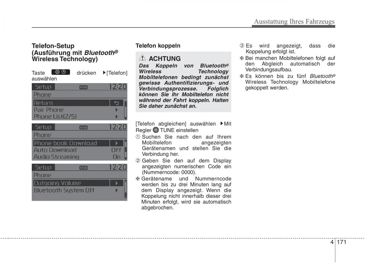 KIA Picanto II 2 Handbuch / page 265