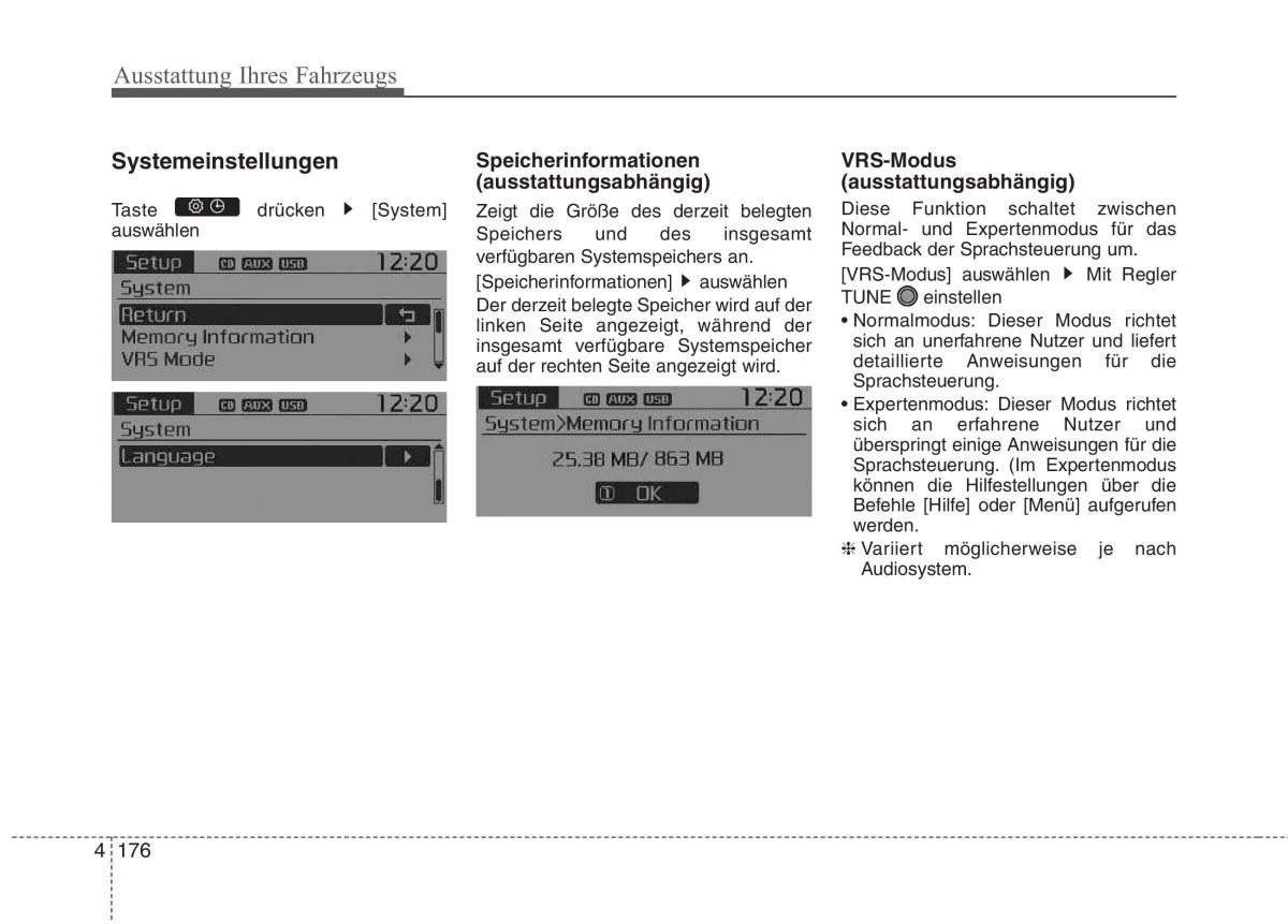 KIA Picanto II 2 Handbuch / page 270