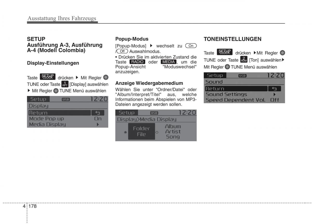 KIA Picanto II 2 Handbuch / page 272