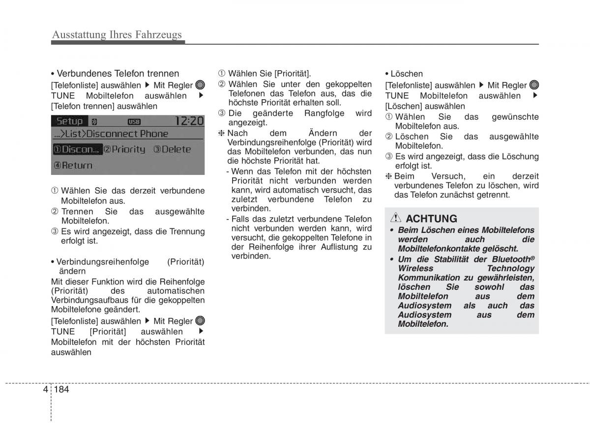 KIA Picanto II 2 Handbuch / page 278