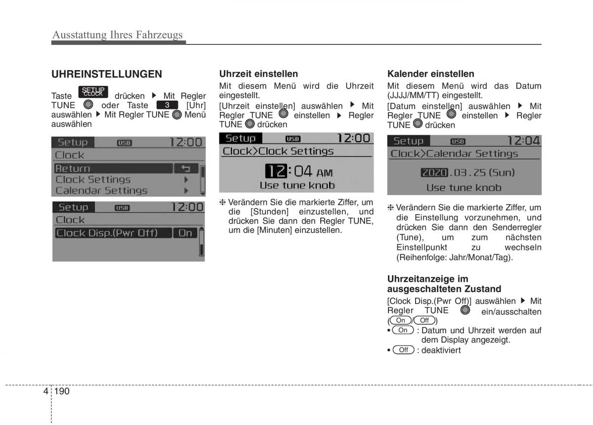 KIA Picanto II 2 Handbuch / page 284