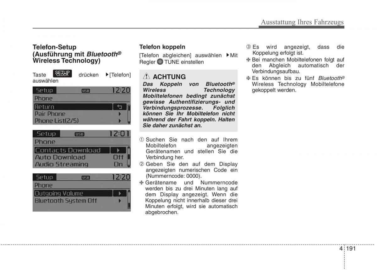 KIA Picanto II 2 Handbuch / page 285