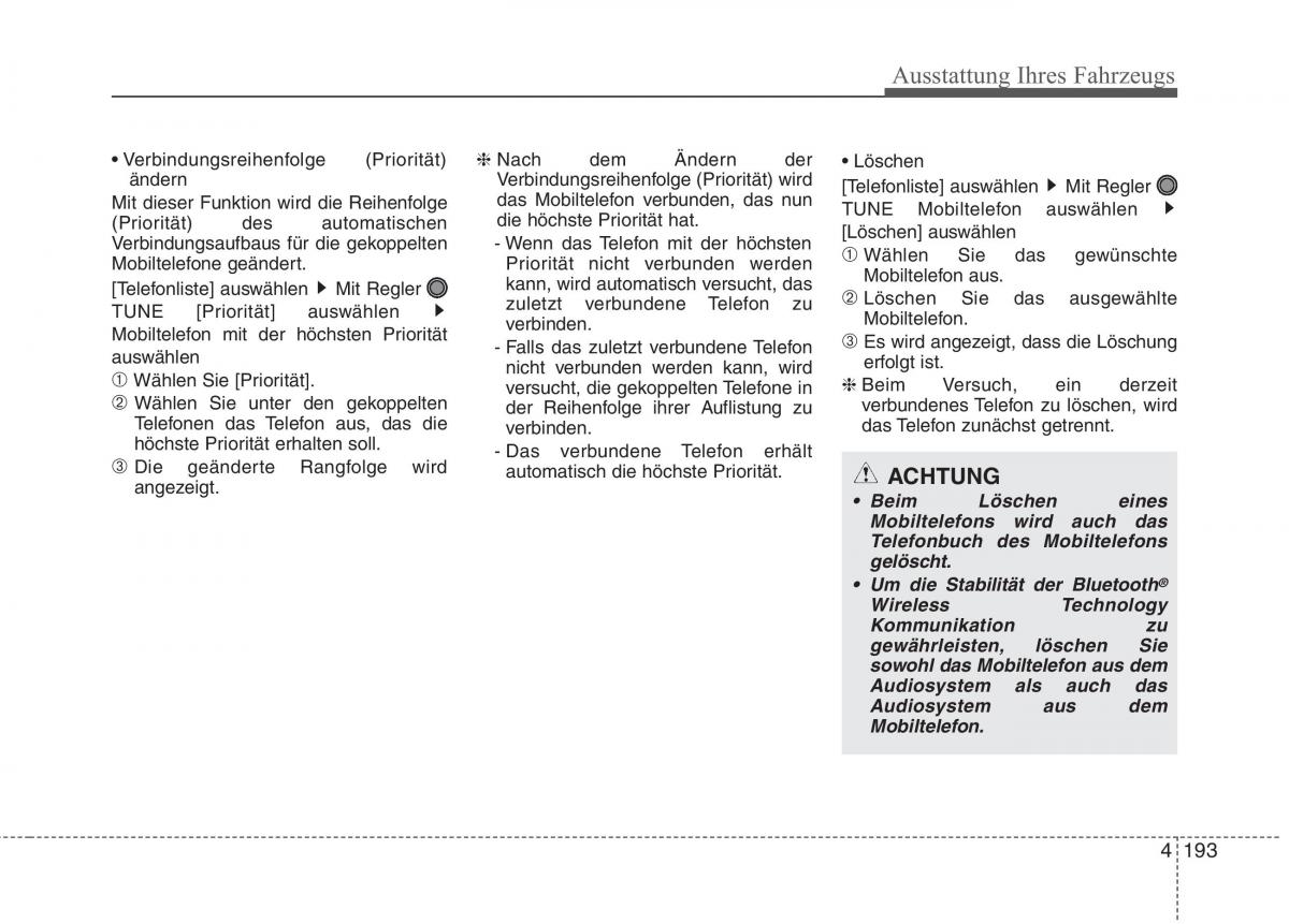 KIA Picanto II 2 Handbuch / page 287