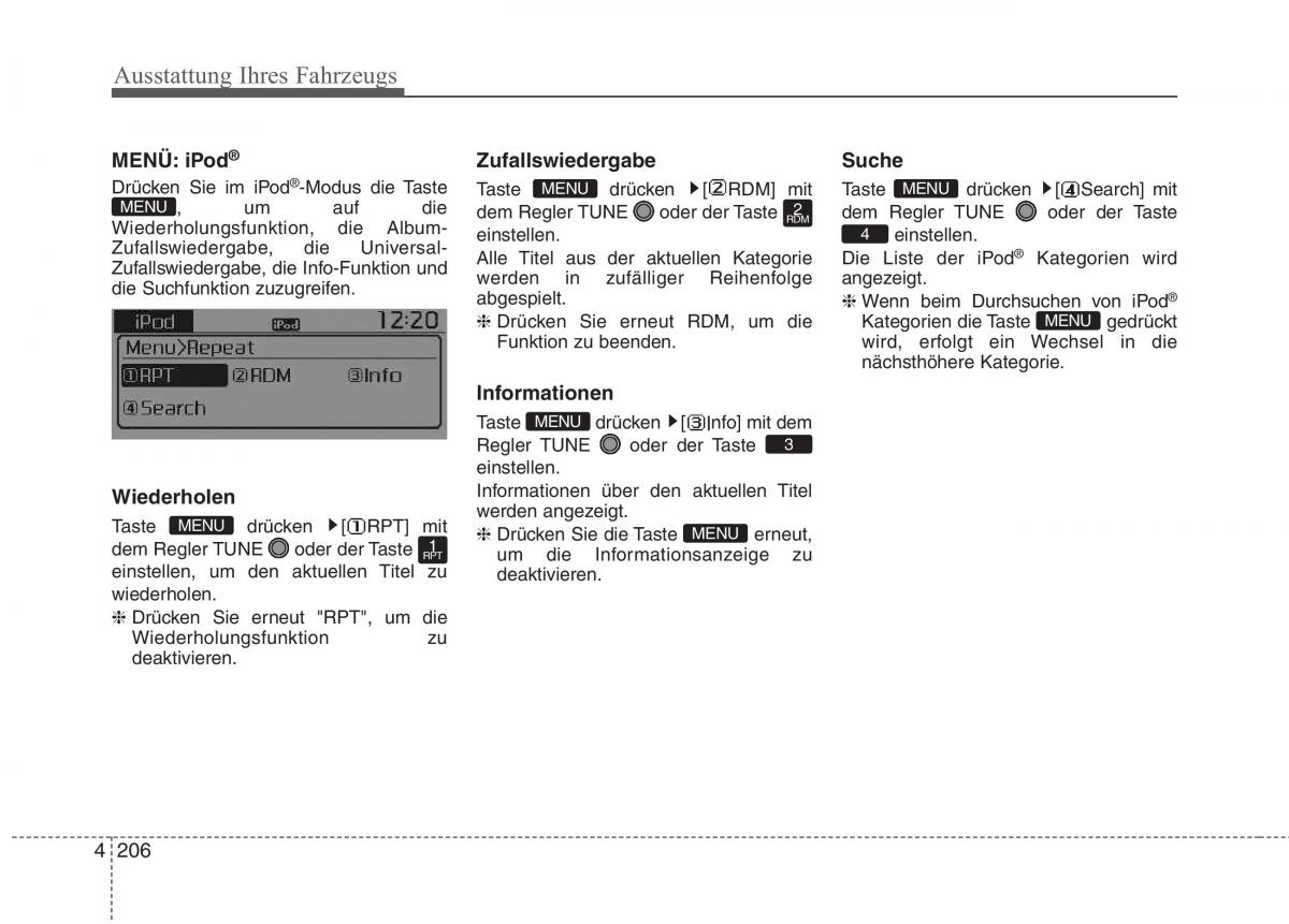 KIA Picanto II 2 Handbuch / page 300