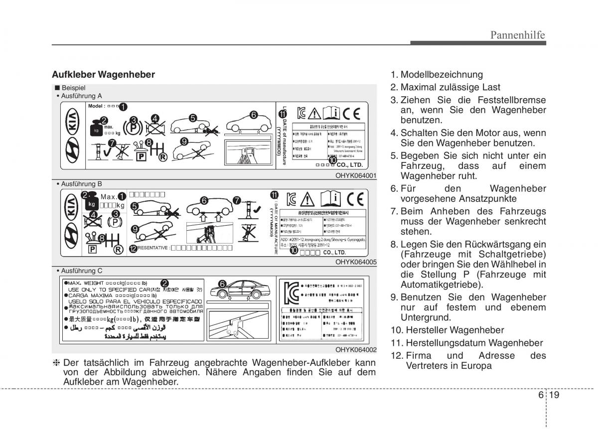 KIA Picanto II 2 Handbuch / page 420