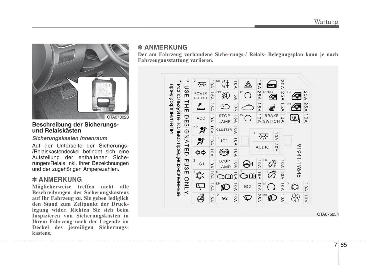 KIA Picanto II 2 Handbuch / page 504