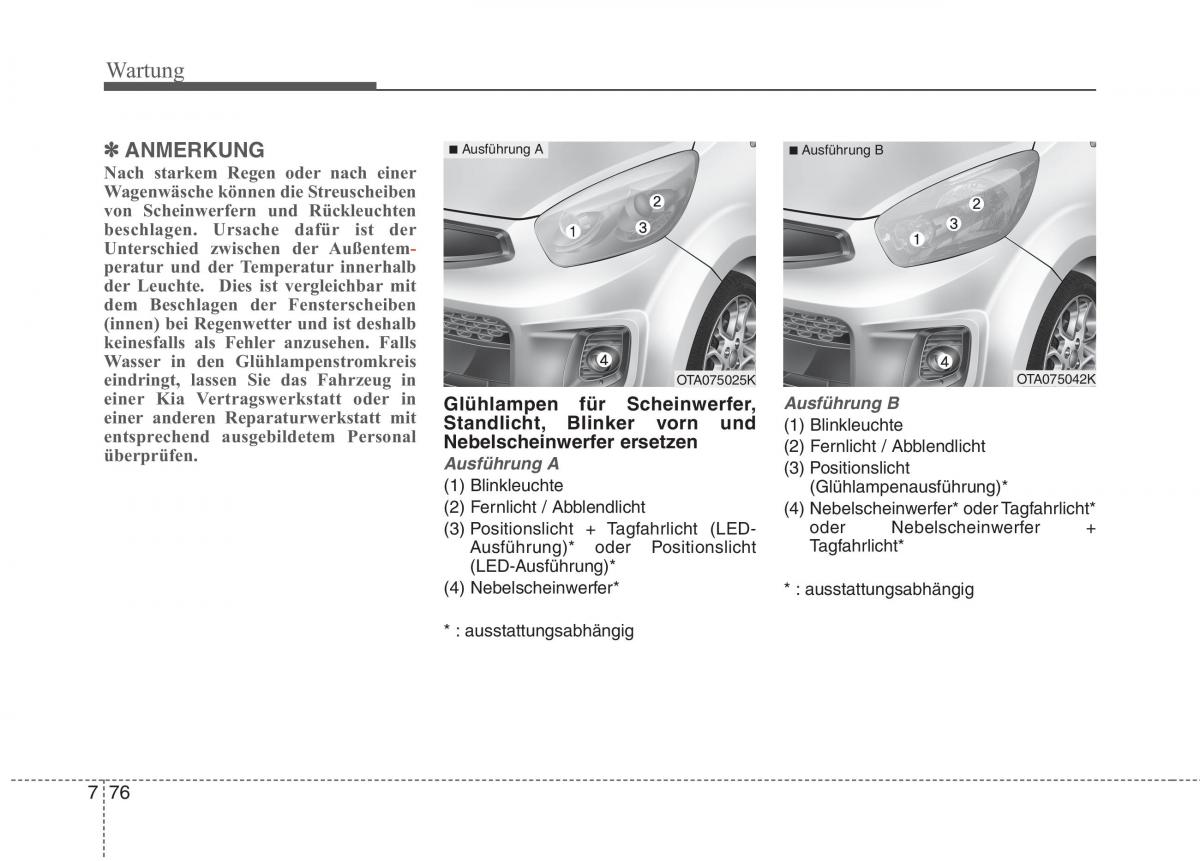 KIA Picanto II 2 Handbuch / page 515