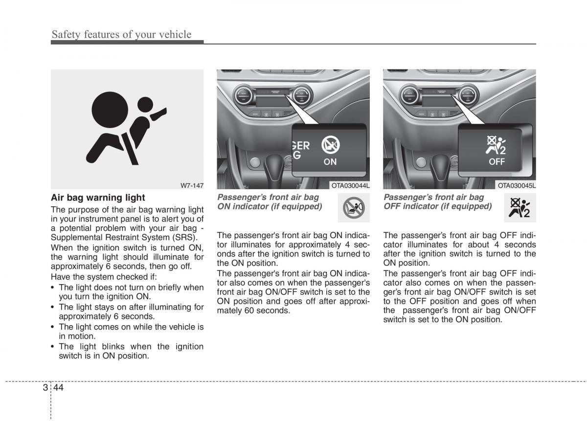 KIA Picanto II 2 owners manual / page 56