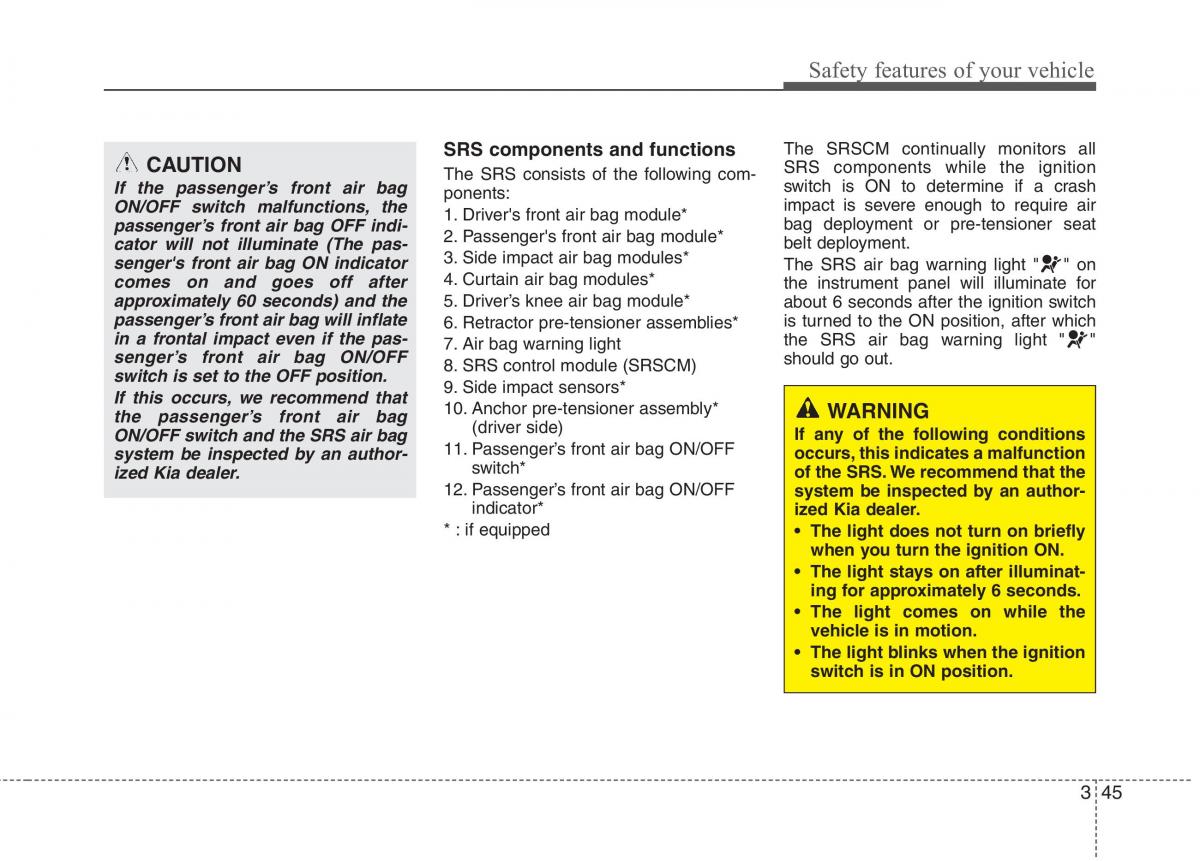 KIA Picanto II 2 owners manual / page 57